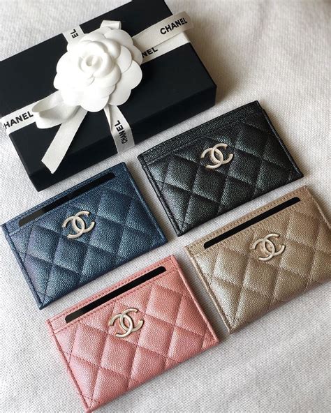 chanel small card case|Chanel card holder hk price.